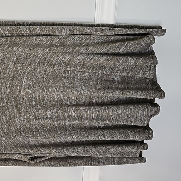 Aerie Long Sleeve Tight Knit Flowy V-neck Top Heather Green XS - Picture 4 of 13